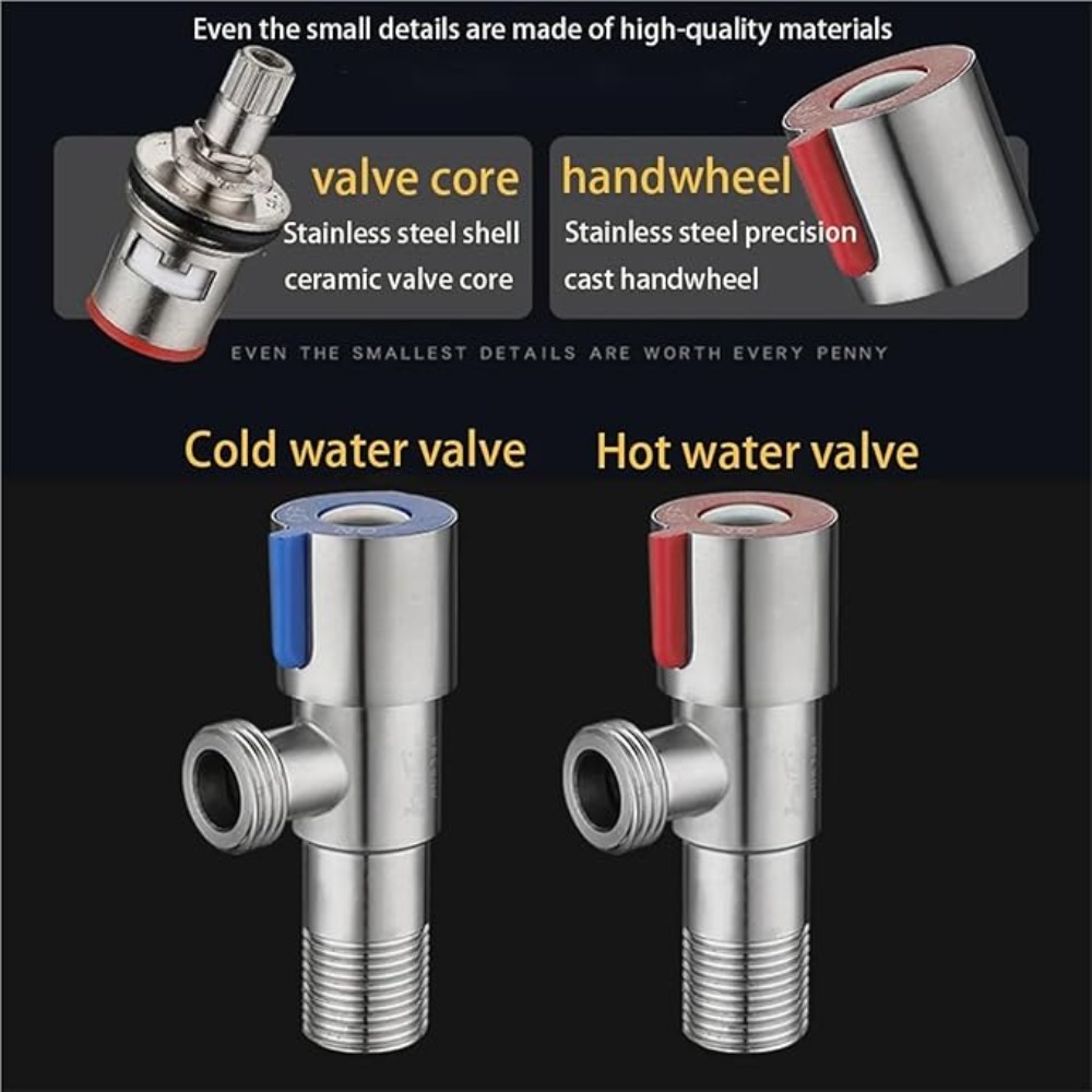 Vanne d'entrée chaude et froid - Toilet Fill Valve avis et prix