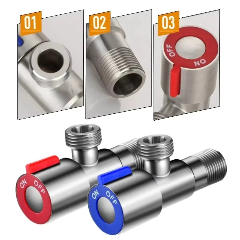 Valve triangulaire en acier in - Toilet Fill Valve avis et prix