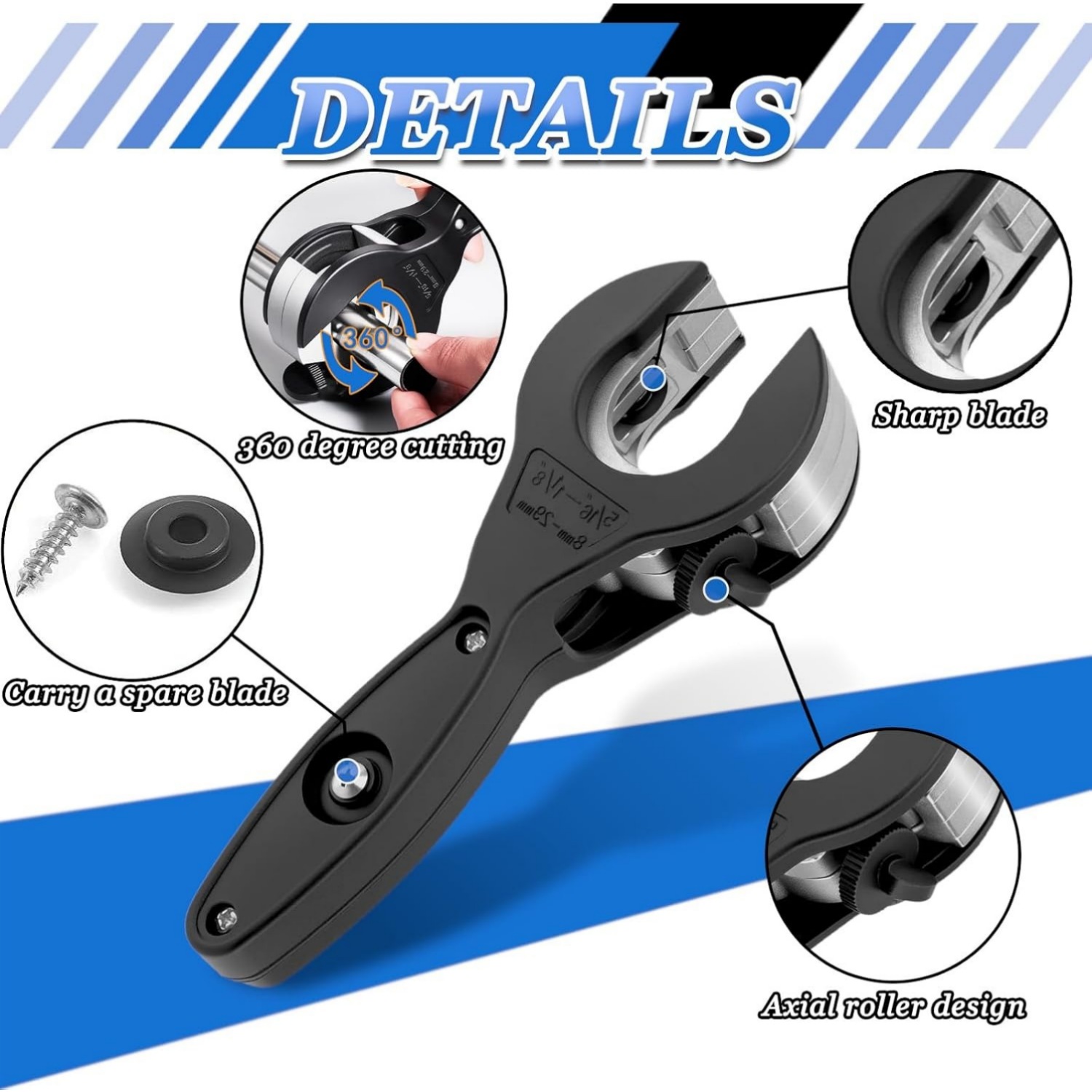 Coupe-tuyau à cliquet robuste  - Pipe Cutter Ratchet avis et prix