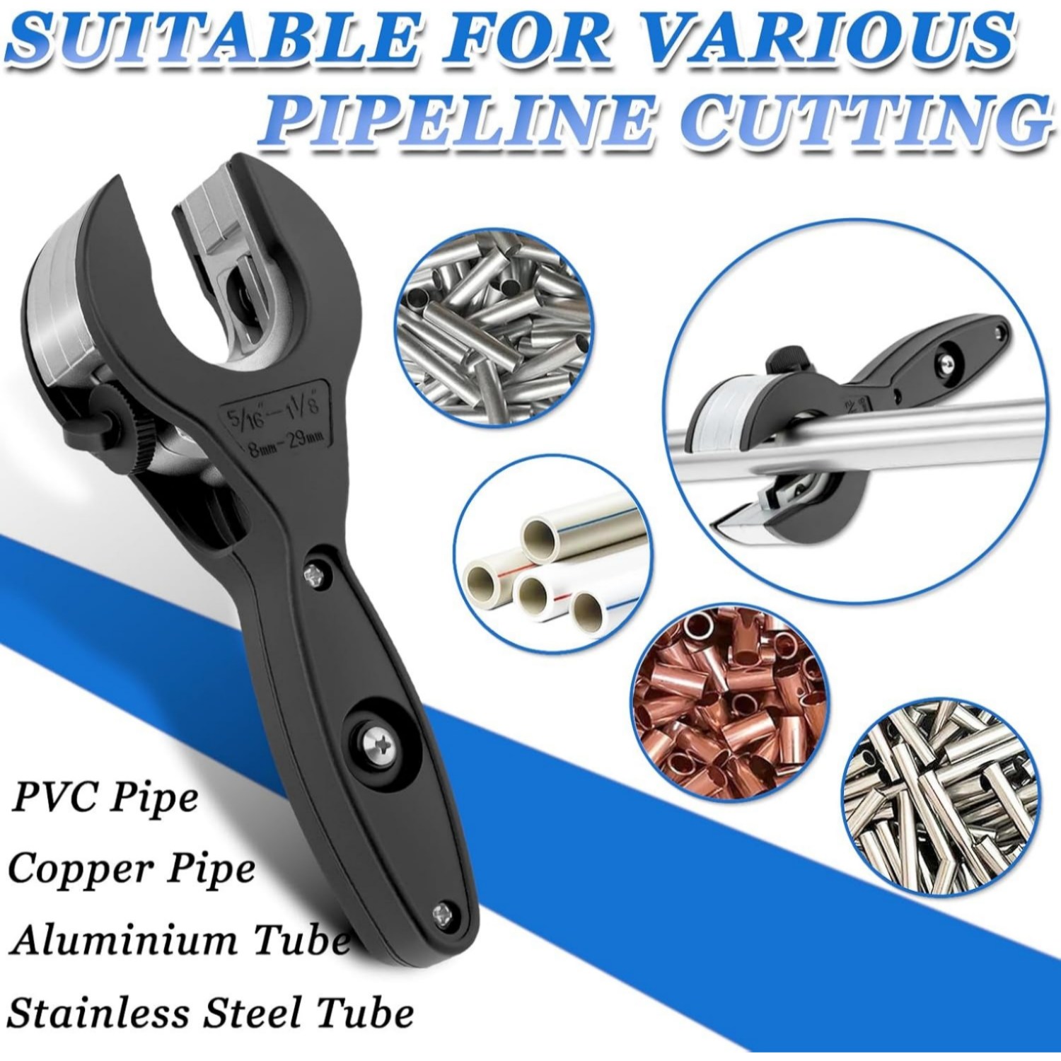 Coupe-tuyau à cliquet robuste  - Pipe Cutter Ratchet avis et prix