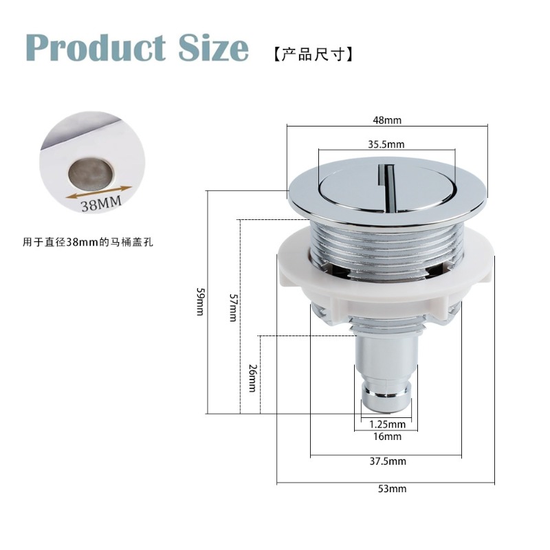 Kit de valve à double chasse c - Toilet Fill Valve avis et prix